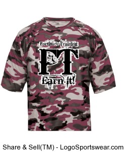 Badger Men's Camo T-Shirt Design Zoom